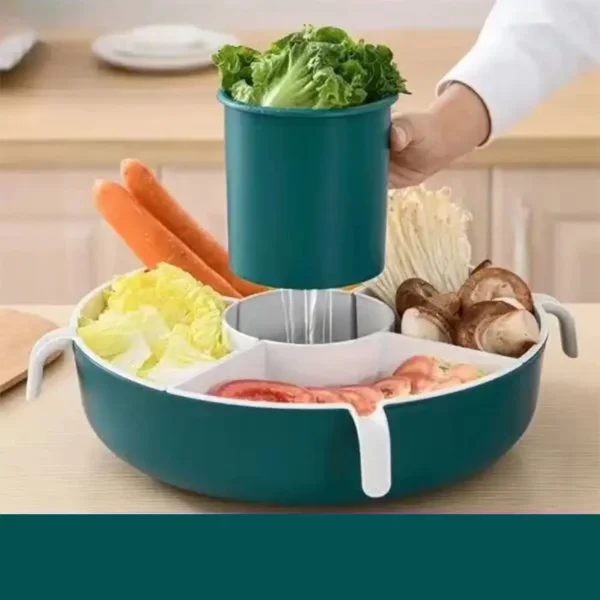 طبق تسالي بلاستيك